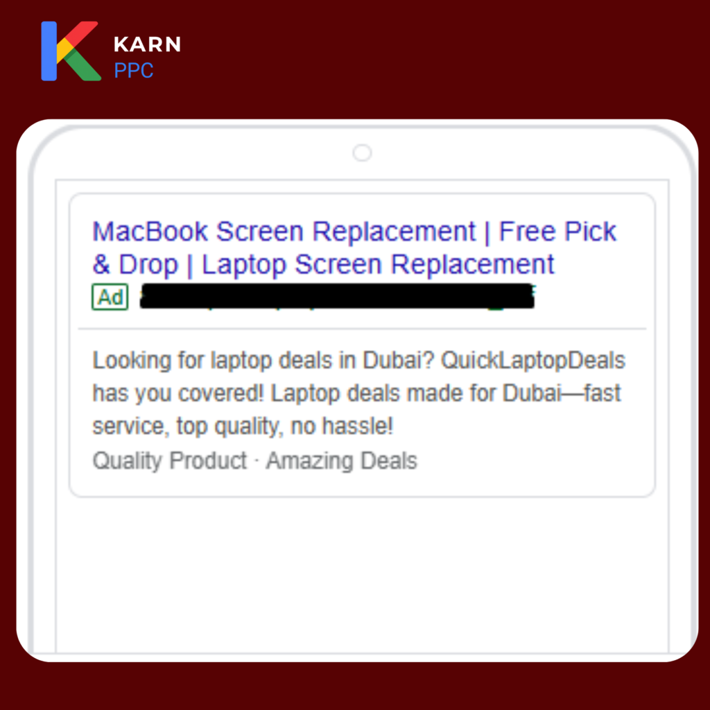 Google Ads For Computer Repairing