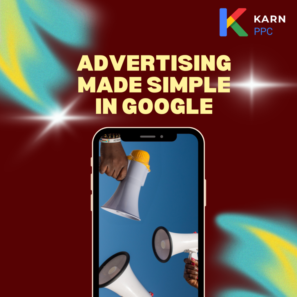 Advertise in google